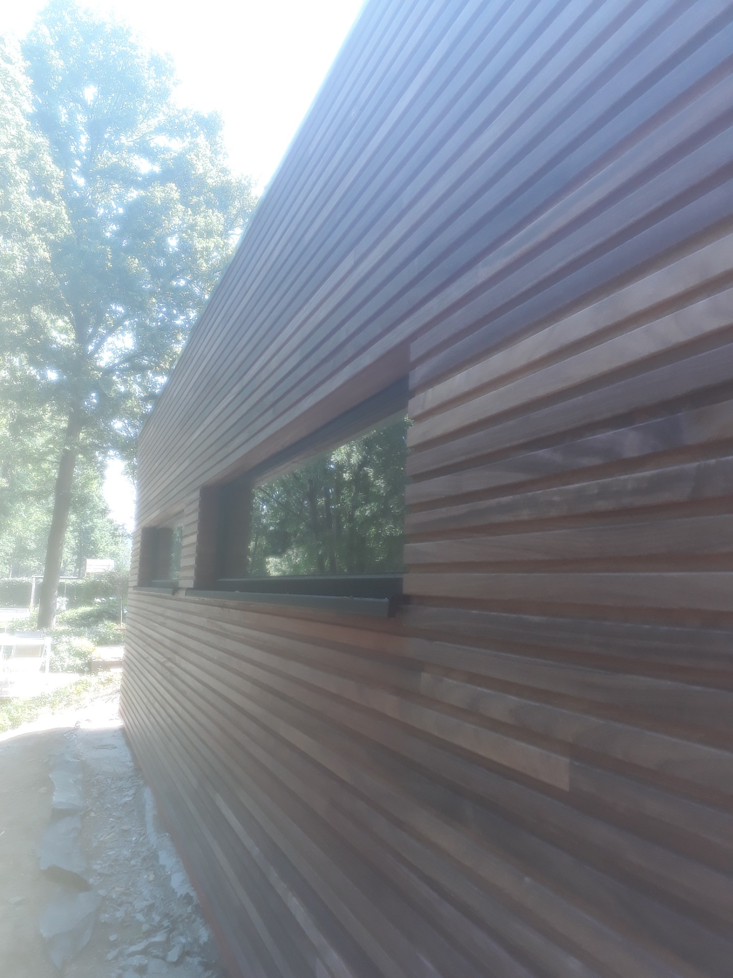 Bijbouw afwerking met padoek